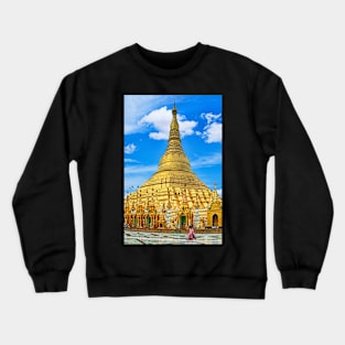 Shwedagon Pagoda. Crewneck Sweatshirt